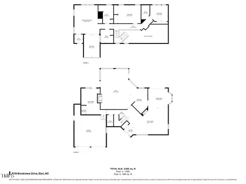 Floorplan - 809 Brookview Dr, Elon, NC 27244 photo 1 of 1