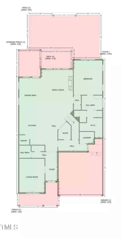 Floorplan - 1724 Highpoint St, Wake Forest, NC 27587 photo 2 of 2