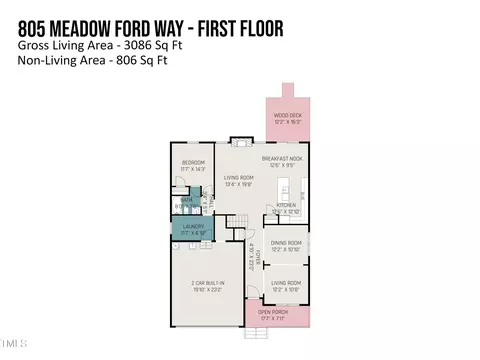 805 Meadow Ford Way, Willow Spring, NC 27592 photo 4