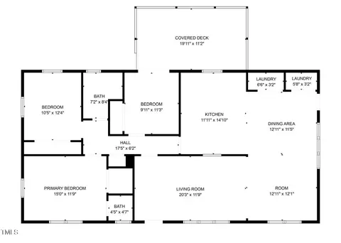 Floorplan - 806 Lindley Dr, Durham, NC 27703 photo 1 of 1