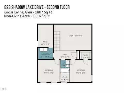 Floorplan - 823 Shadow Lake Dr, Willow Spring, NC 27592 photo 2 of 2