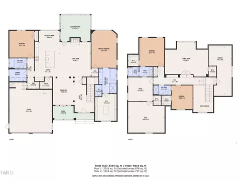 Floorplan - 100 Springtime Fields Ln, Wake Forest, NC 27587 photo 1 of 1