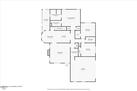 Floorplan - 20 Pine Nut Ln, Smithfield, NC 27577 photo 1 of 2