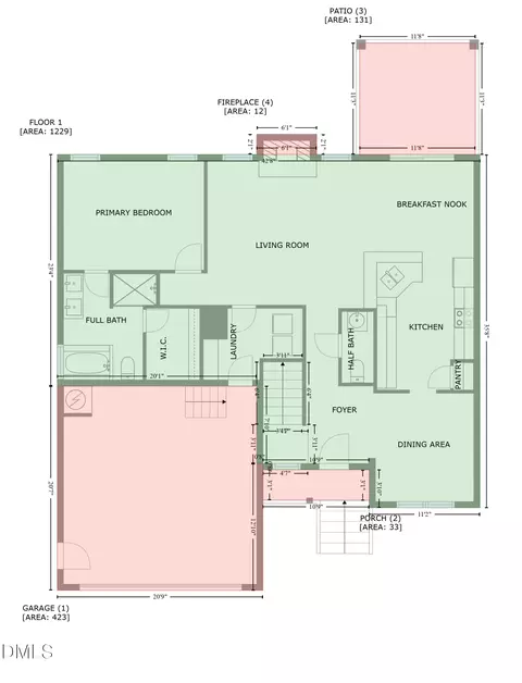 Floorplan - 78 Saw Grass Ct, Bunnlevel, NC 28323 photo 2 of 2