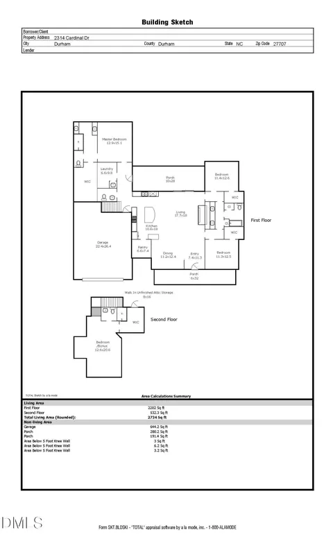 Floorplan - 2314 Cardinal Dr, Durham, NC 27707 photo 1 of 1