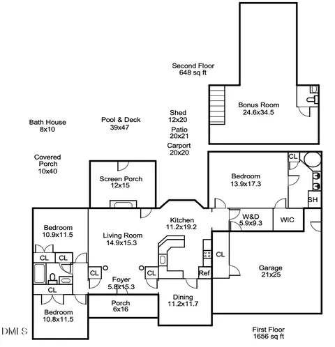 Floorplan - 3653 Range Rd, Stem, NC 27581 photo 1 of 1