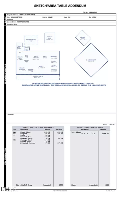 Floorplan - 13808 Labaron Dr, Willow Spring, NC 27592 photo 1 of 1