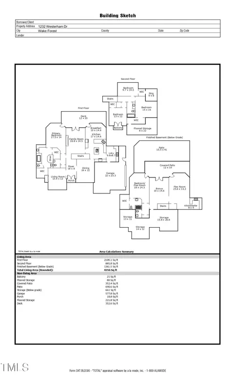 Floorplan - 1232 Westerham Dr, Wake Forest, NC 27587 photo 1 of 1