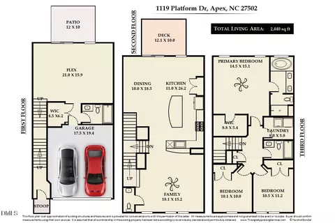 Floorplan - 1119 Platform Dr, Apex, NC 27502 photo 1 of 1
