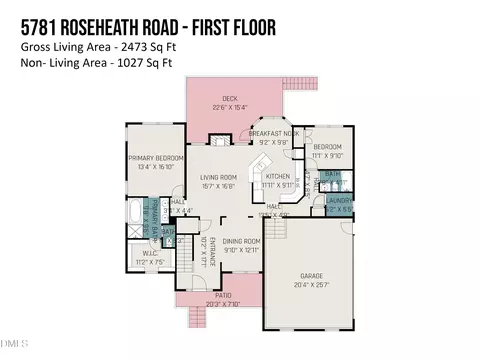 Floorplan - 5781 Roseheath Rd, Bailey, NC 27807 photo 1 of 4