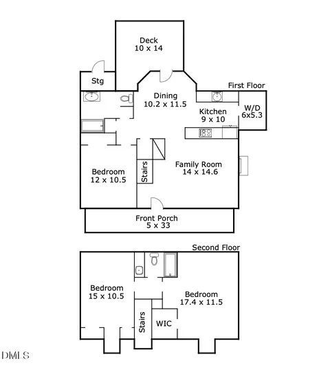 Floorplan - 1619 Rowemont Dr, Durham, NC 27705 photo 1 of 2