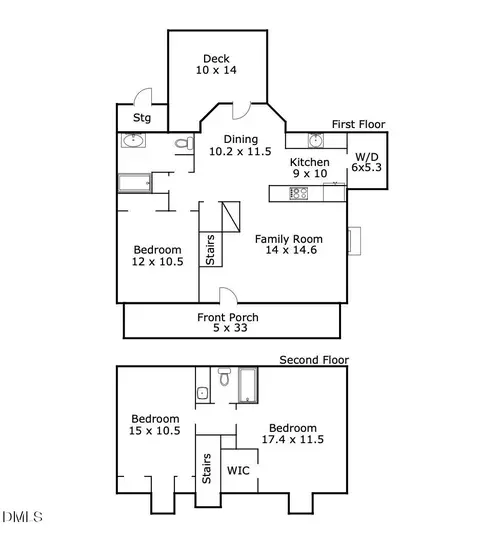 Floorplan - 1619 Rowemont Dr, Durham, NC 27705 photo 2 of 2