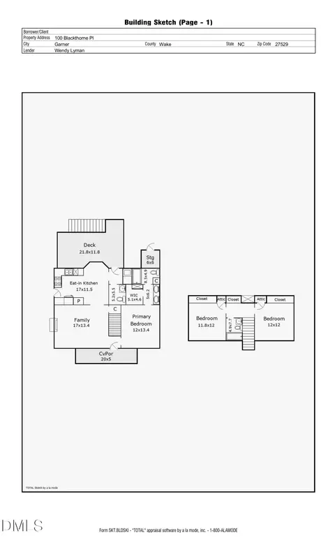 Floorplan - 100 Blackthorne Pl, Garner, NC 27529 photo 1 of 1