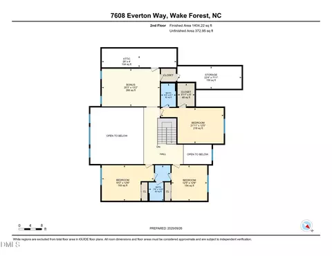 Floorplan - 7608 Everton Way, Wake Forest, NC 27587 photo 2 of 4