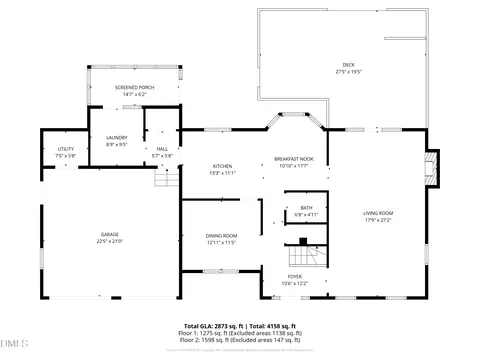 Floorplan - 5804 Devon Cir, Raleigh, NC 27604 photo 1 of 2