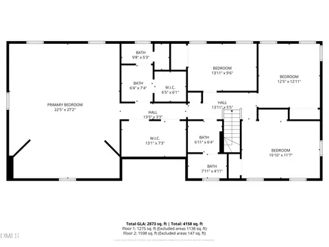 Floorplan - 5804 Devon Cir, Raleigh, NC 27604 photo 2 of 2