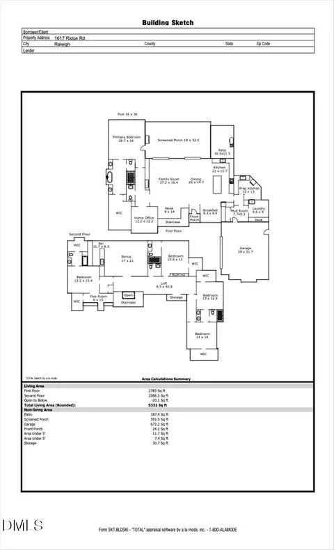 Floorplan - 1617 Ridge Rd, Raleigh, NC 27607 photo 1 of 1