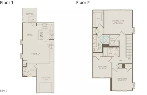 Floorplan - 1110 Carpenter Falls Ave, Durham, NC 27704 photo 1 of 1