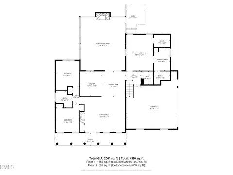 Floorplan - 236 Derwin Dr, Timberlake, NC 27583 photo 1 of 4