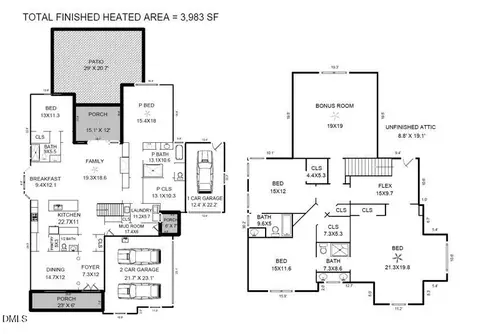 Floorplan - 1859 Versa Ct, Apex, NC 27502 photo 1 of 1
