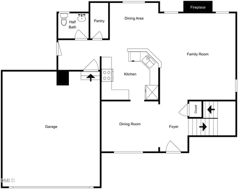 Floorplan - 9304 Carley Cir, Garner, NC 27529 photo 1 of 2