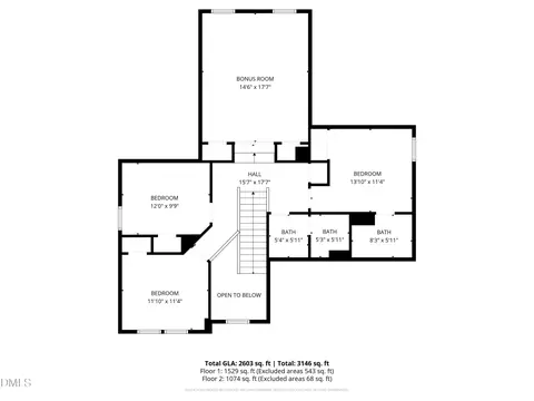 Floorplan - 354 Dando St, Garner, NC 27529 photo 2 of 3