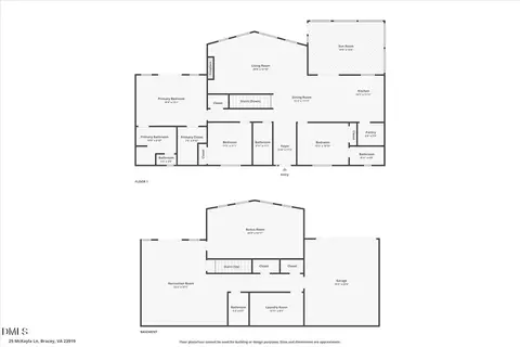 Floorplan - 25 Mckayla Lane Ln, Bracey, VA 23919 photo 2 of 5