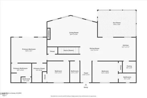 Floorplan - 25 Mckayla Lane Ln, Bracey, VA 23919 photo 4 of 5