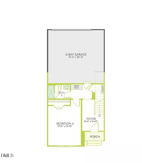 Floorplan - 808 Hyperion Aly, Wake Forest, NC 27587 photo 2 of 2