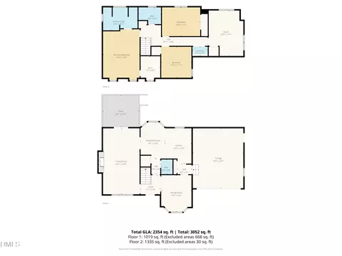 Floorplan - 1002 Eastham Dr, Apex, NC 27502 photo 1 of 2