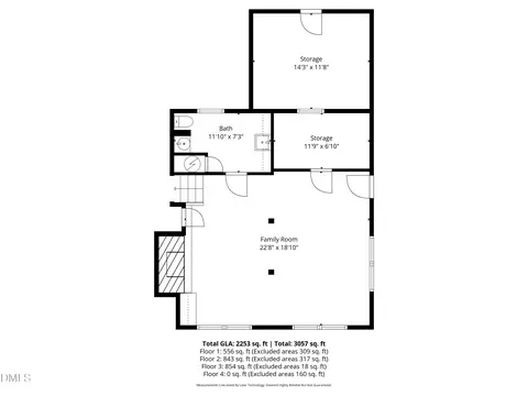 Floorplan - 531 W Cornwall Rd, Cary, NC 27511 photo 2 of 5