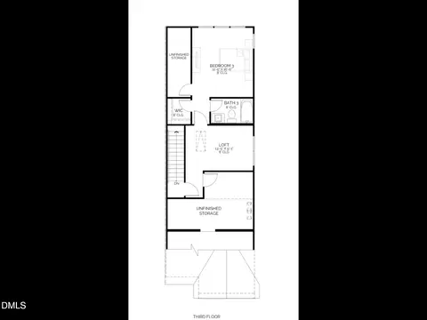 Floorplan - 610 Cable Ct, Apex, NC 27523 photo 3 of 6