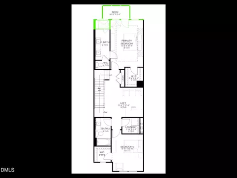 Floorplan - 614 Cable Ct, Apex, NC 27523 photo 5 of 6