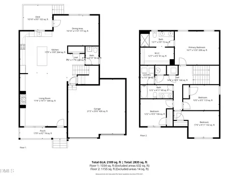 Floorplan - 7740 Calcutta Dr, Willow Spring, NC 27592 photo 1 of 1