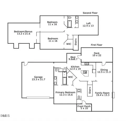 Floorplan - 4804 Sinclair Dr, Raleigh, NC 27616 photo 1 of 1