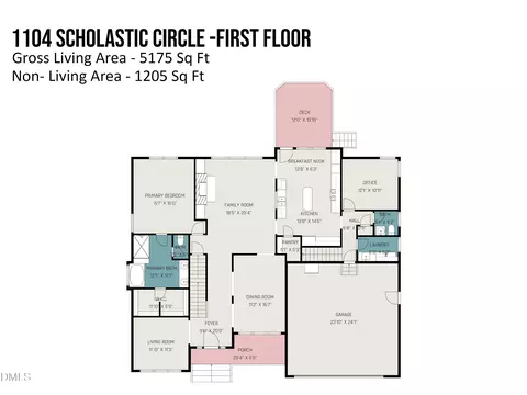Floorplan - 1104 Scholastic Cir, Durham, NC 27713 photo 1 of 3