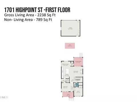 Floorplan - 1701 Highpoint St, Wake Forest, NC 27587 photo 1 of 2