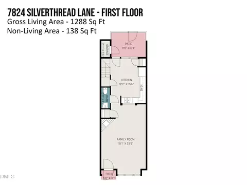 Floorplan - 7824 Silverthread Ln, Raleigh, NC 27617 photo 1 of 2