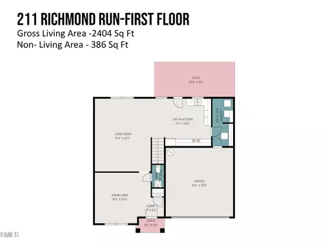 Floorplan - 211 Richmond Run, Stem, NC 27581 photo 1 of 2