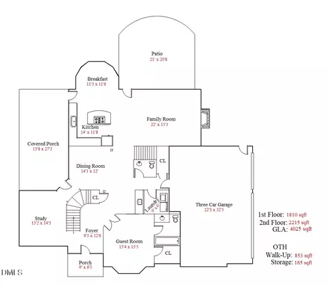 Floorplan - 4741 Sharpstone Ln, Raleigh, NC 27615 photo 1 of 2