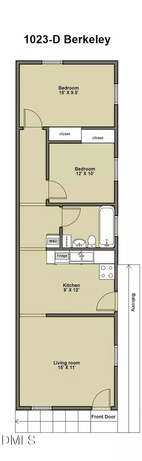 Floorplan - 1023 Berkeley St, Durham, NC 27705 photo 8 of 8