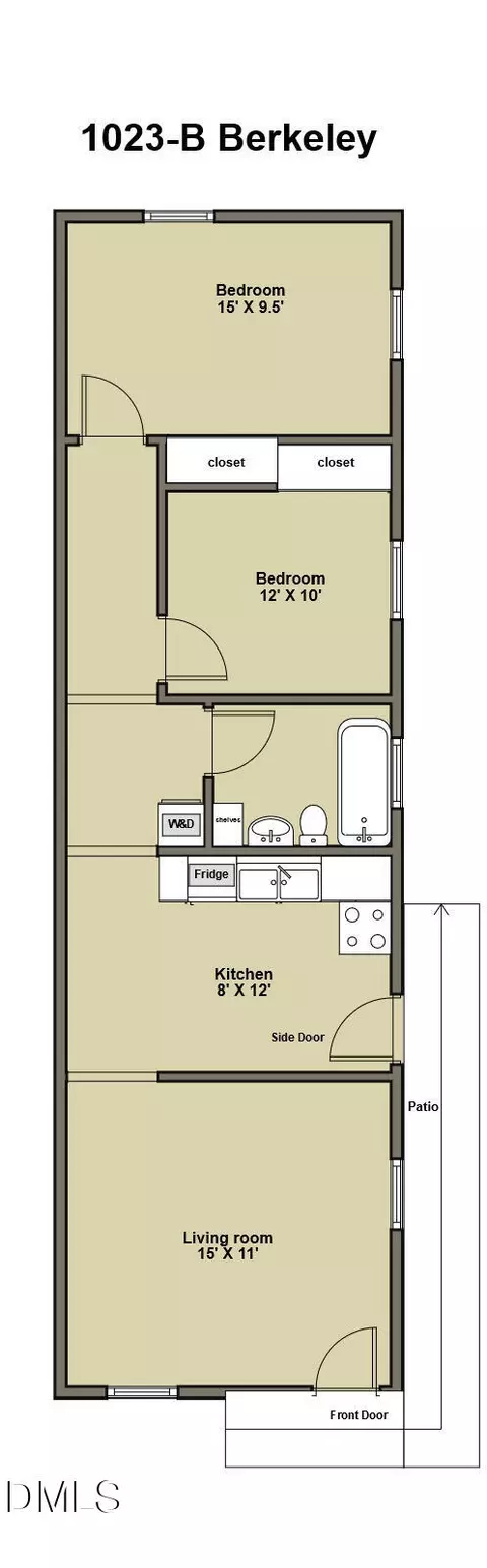 Floorplan - 1023 Berkeley St, Durham, NC 27705 photo 6 of 8