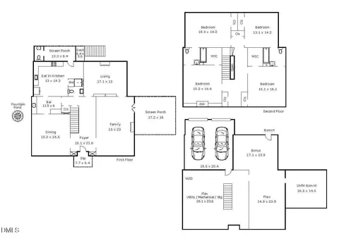 Floorplan - 64 Beverly Dr, Durham, NC 27707 photo 1 of 1