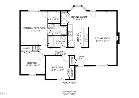 Floorplan - 136 Pebblestone Ct, Willow Spring, NC 27592 photo 1 of 2