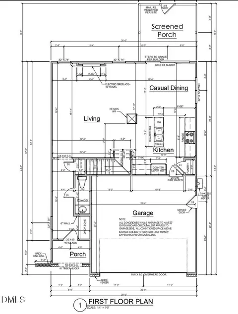 Floorplan - 907 Danbury Dr, Durham, NC 27703 photo 1 of 3