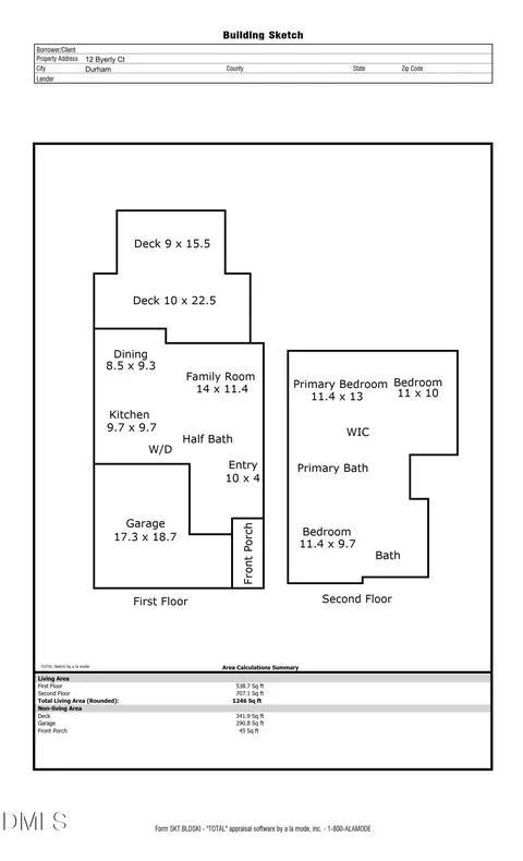 Floorplan - 12 Byerly Ct, Durham, NC 27713 photo 1 of 1
