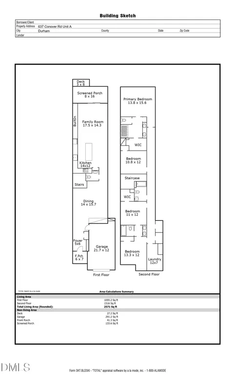 Floorplan - 637 Conover Rd #A, Durham, NC 27703 photo 1 of 1