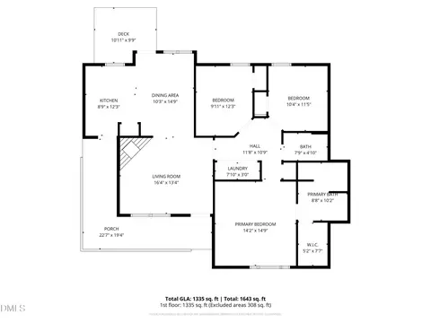 Floorplan - 104 Holly Ranch Ct, Willow Spring, NC 27592 photo 3 of 3