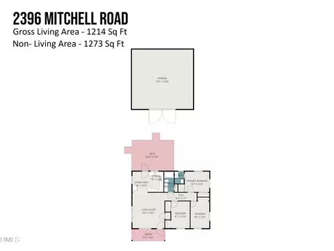 Floorplan - 2396 Mitchell Rd, Angier, NC 27501 photo 1 of 1