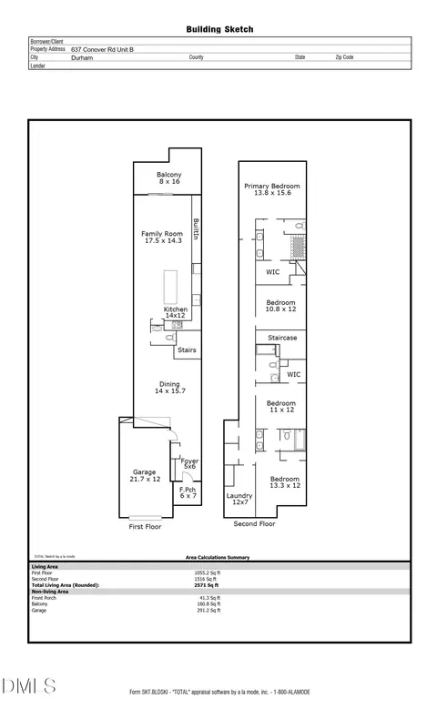 Floorplan - 637 Conover Rd #B, Durham, NC 27703 photo 1 of 1